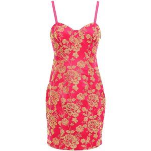 Cinq A Sept Erica Floral Jacquard Dress
